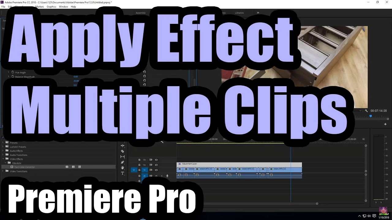 APPLYING EFFECTS TO CLIPS
