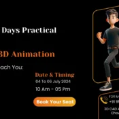 Join 3D2D Animation 3 Days Free Session Classes